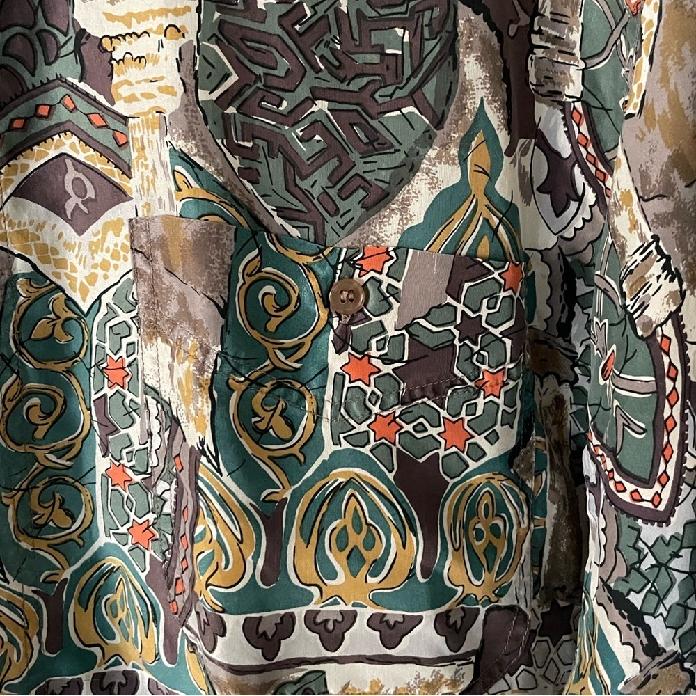 Silk Button Down - image 2